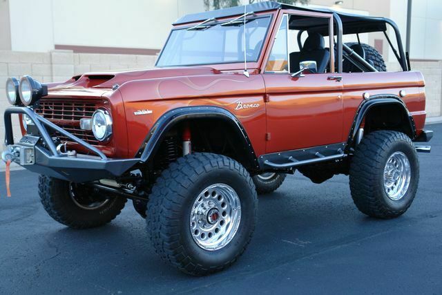 1969 Orange Ford Bronco --