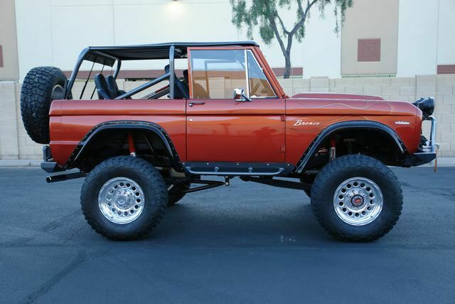 1969 Orange Ford Bronco --