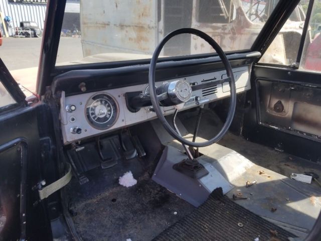 1969 Red Ford Bronco SUV