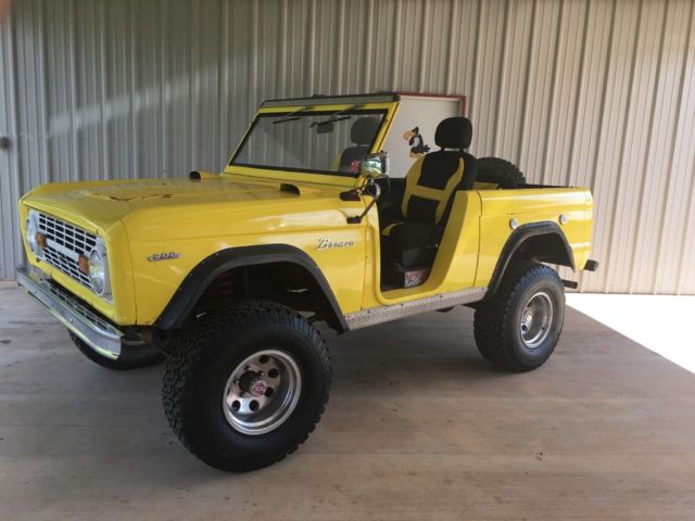 1969 Yellow Ford Bronco