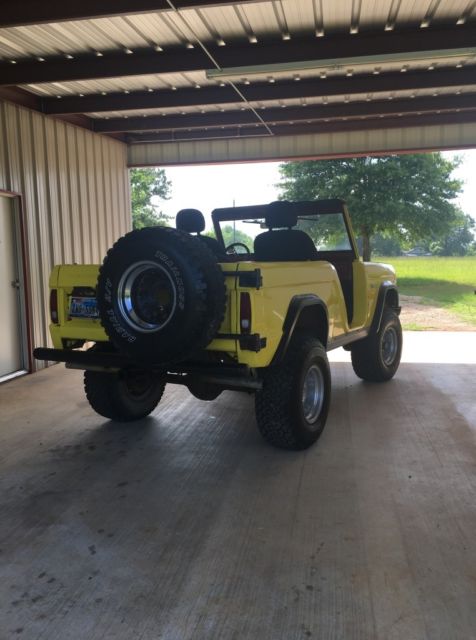 1969 Yellow Ford Bronco