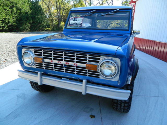 1969 Blue Ford Bronco SUV