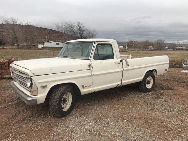 1969 White Ford F-250 Standard Cab Pickup