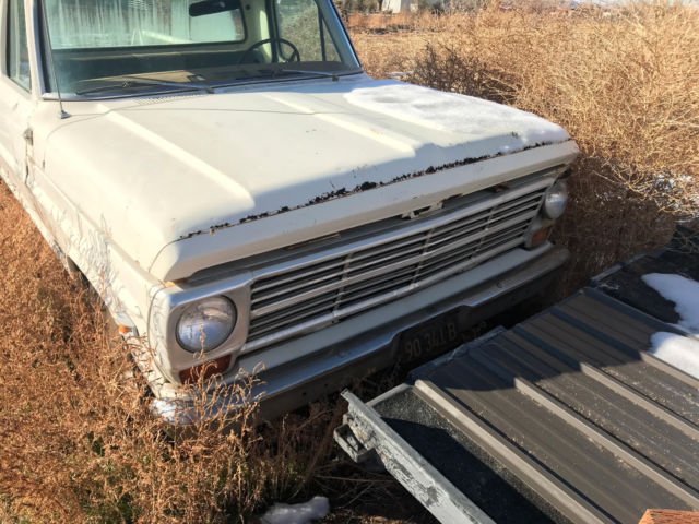 1969 White Ford F-250 Standard Cab Pickup