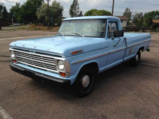 1969 Sky- View Blue Ford F-100