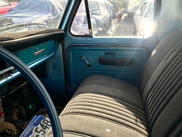 1969 Blue Ford F-100 Standard Cab Pickup