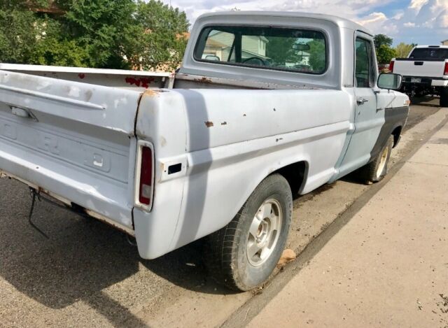 1969 Blue Ford F-100 Standard Cab Pickup