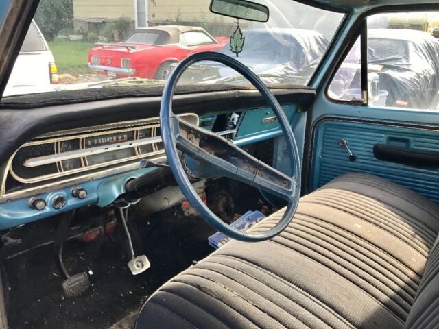 1969 Blue Ford F-100 Standard Cab Pickup