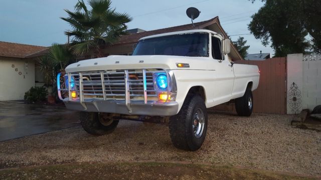 1969 White Ford F-100 Standard Cab Pickup
