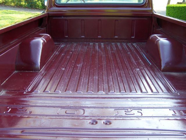 1969 Burgundy/WHITE Ford F-100