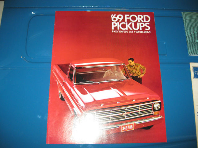 1969 Blue Ford F-100 Pick Up