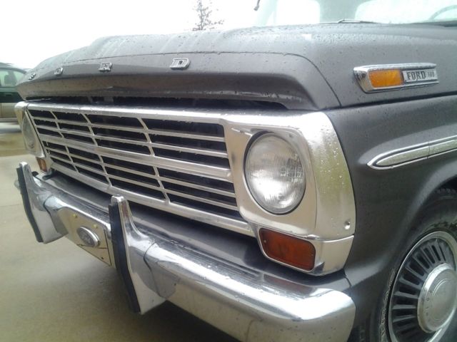 1969 Gray Ford F-100 Standard Cab Pickup