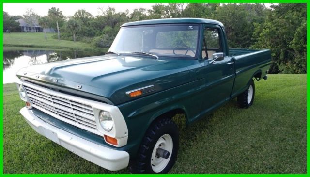1969 Green Ford F-100 Pickup Truck