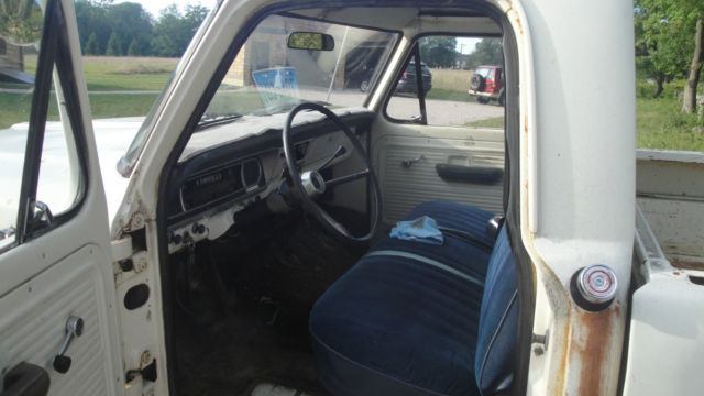 1969 White Ford F-100