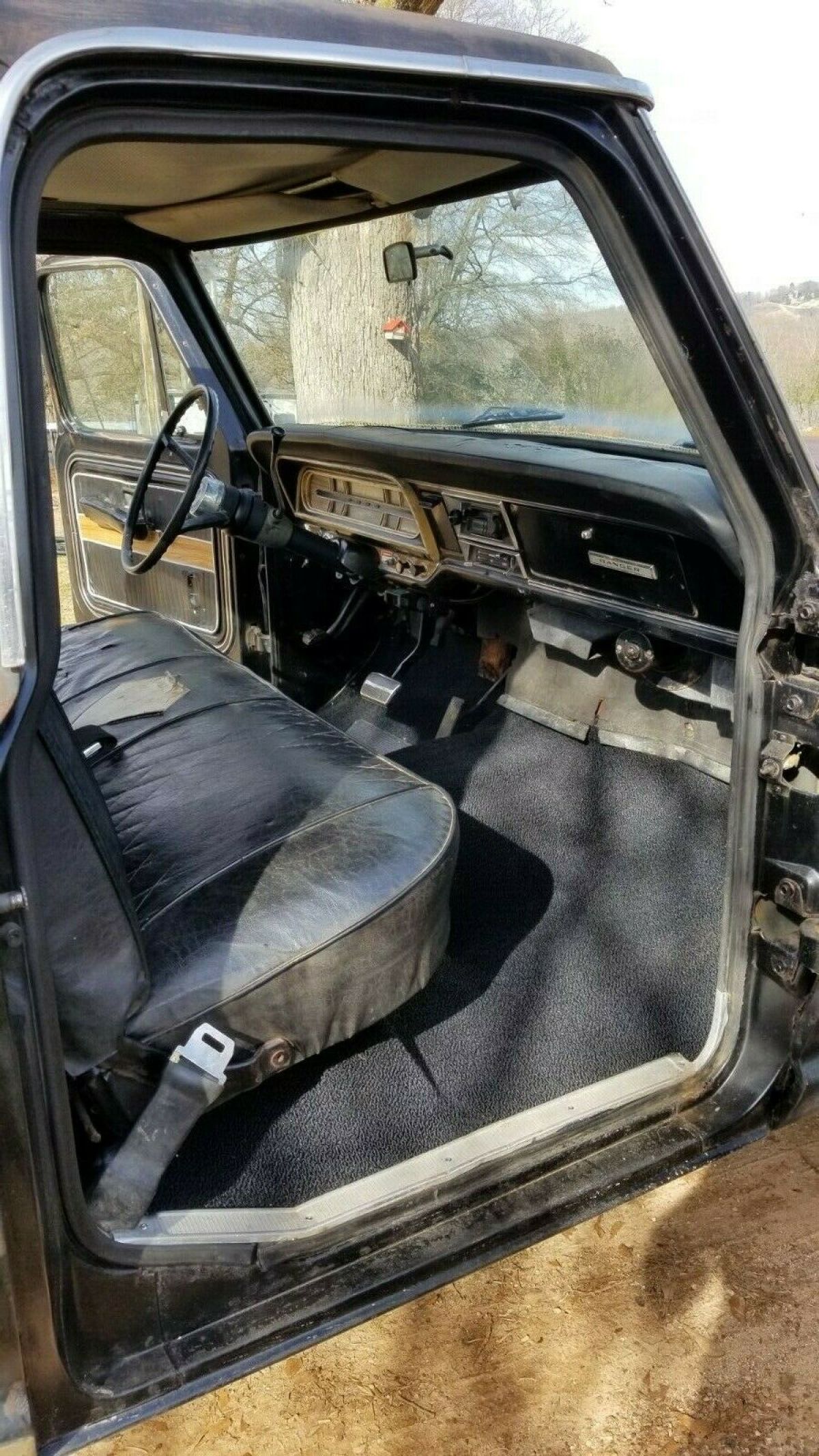 1969 Black Ford F-100 Standard Cab Pickup