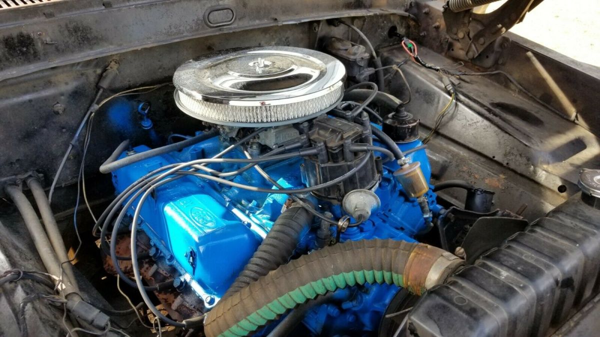 1969 Black Ford F-100 Standard Cab Pickup