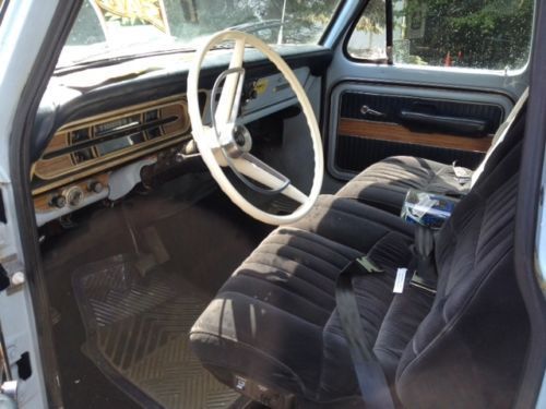 1969 Blue Ford F-100 Standard Cab Pickup