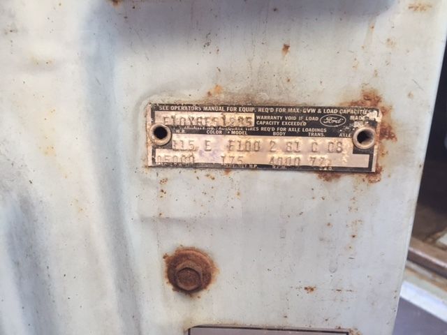 1969 Copper Ford F-100