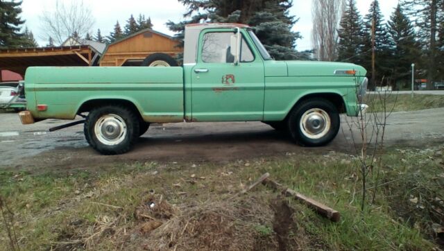 1969 Green Ford F-100 Standard Cab Pickup