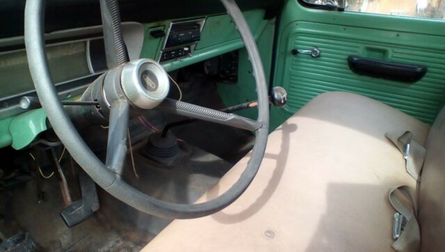 1969 Green Ford F-100 Standard Cab Pickup