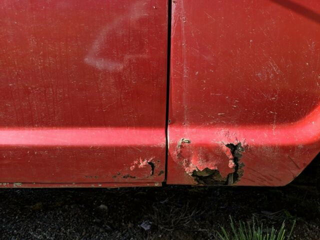 1969 Red Ford F-100 Standard Cab Pickup