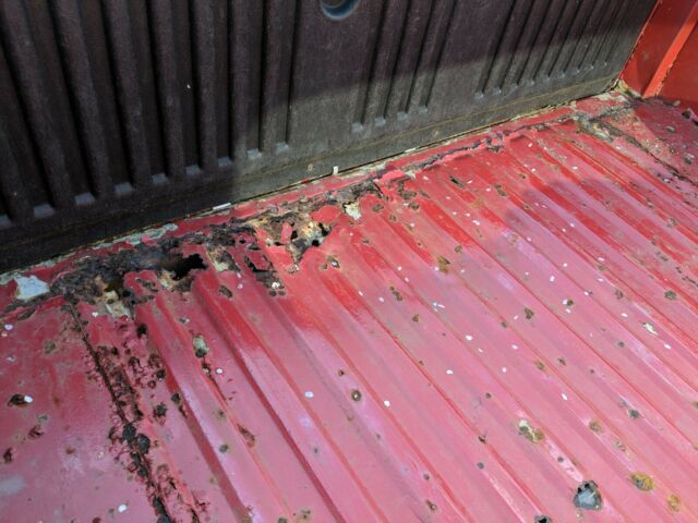 1969 Red Ford F-100 Standard Cab Pickup