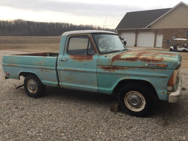 1969 Blue Ford F-100