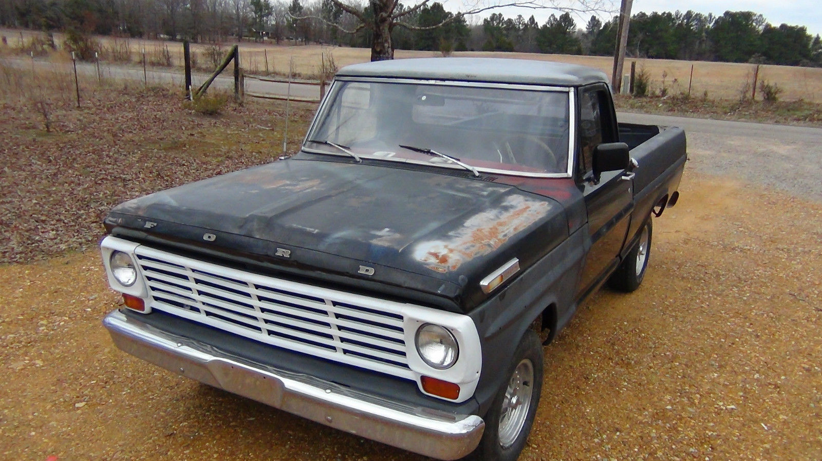 1969 Black Ford F-100