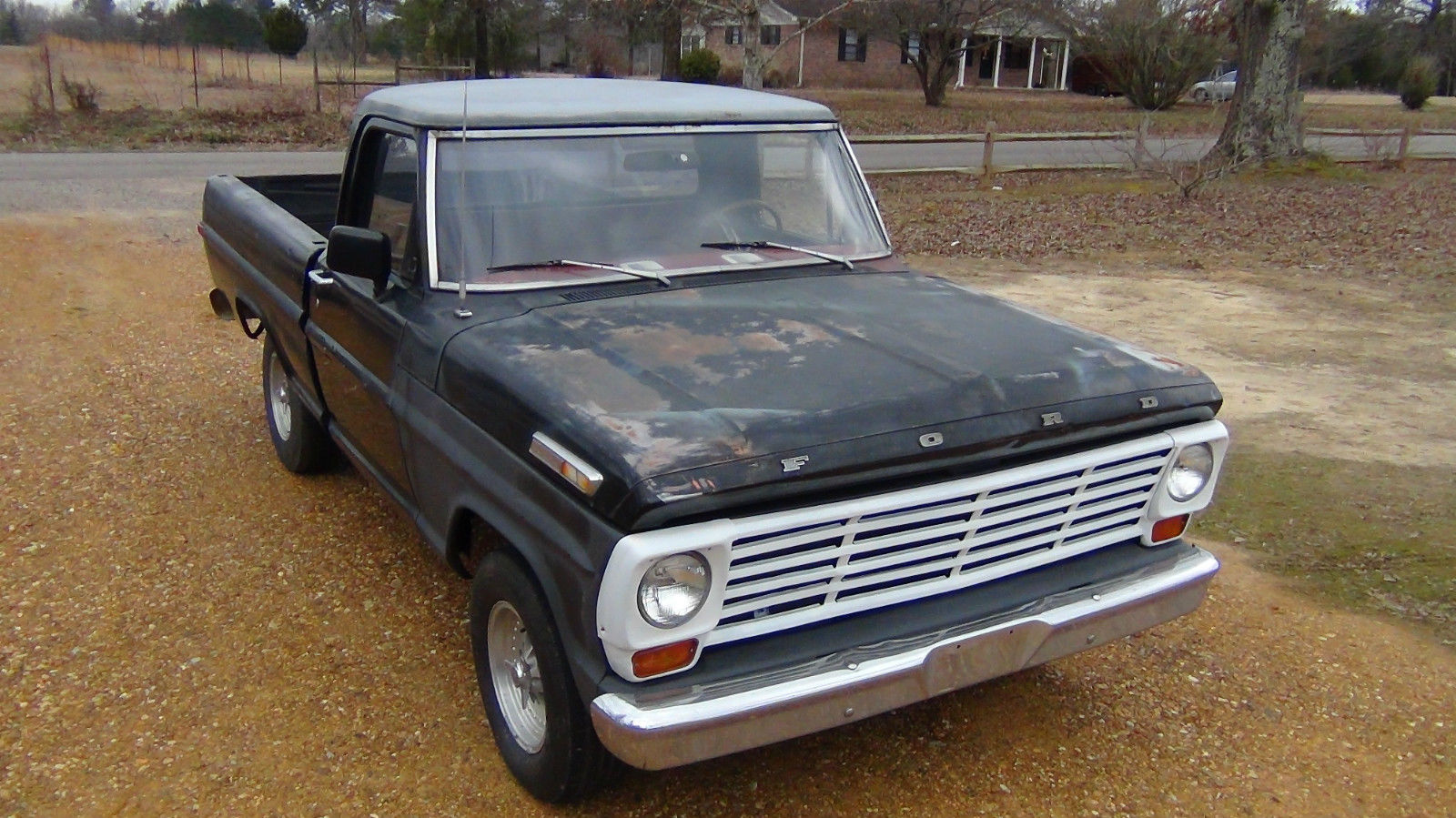 1969 Black Ford F-100
