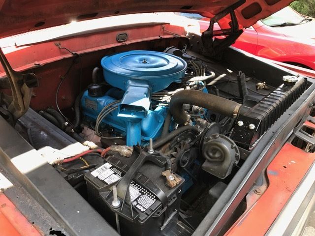 1969 Orange Ford F-100 Standard Cab Pickup