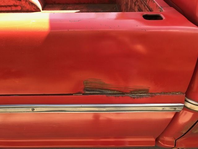 1969 Orange Ford F-100 Standard Cab Pickup