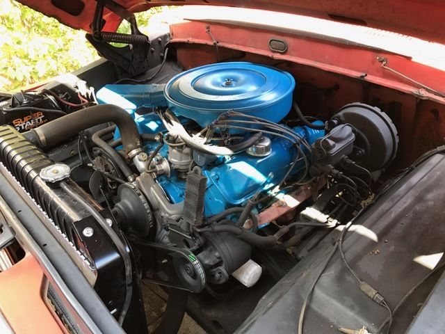 1969 Orange Ford F-100 Standard Cab Pickup