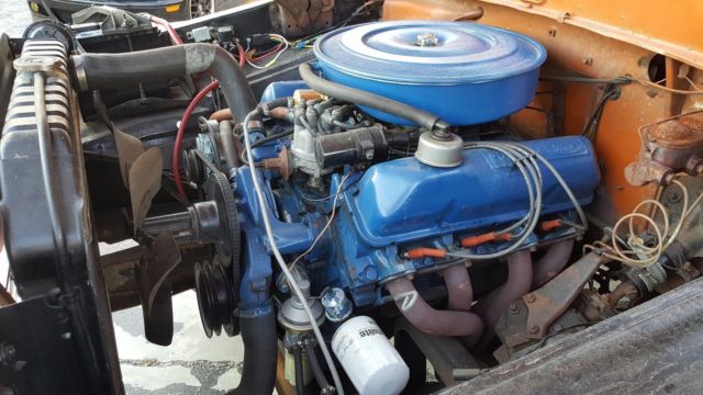 1969 Orange / White Ford F-100 Standard Cab Pickup