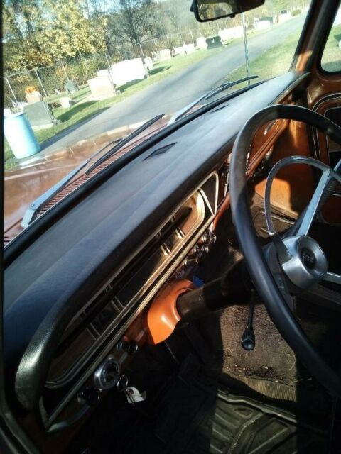 1969 Orange / White Ford F-100 Standard Cab Pickup