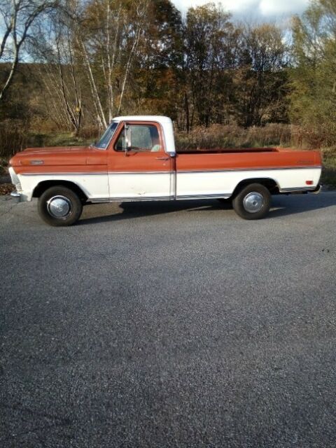1969 Orange / White Ford F-100 Standard Cab Pickup