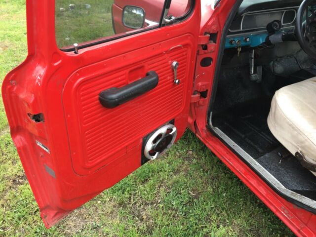 1969 Red Ford F-100 Pickup Truck