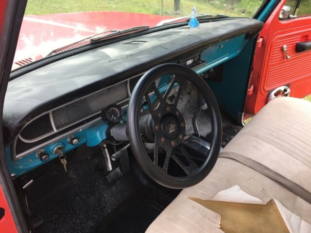 1969 Red Ford F-100 Pickup Truck