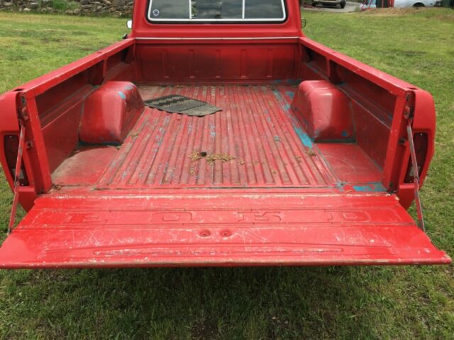 1969 Red Ford F-100 Pickup Truck