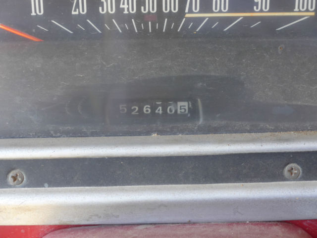 1969 Red Ford F-150 Standard Cab Pickup