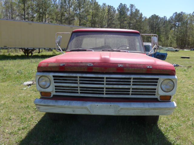1969 Red Ford F-150 Standard Cab Pickup