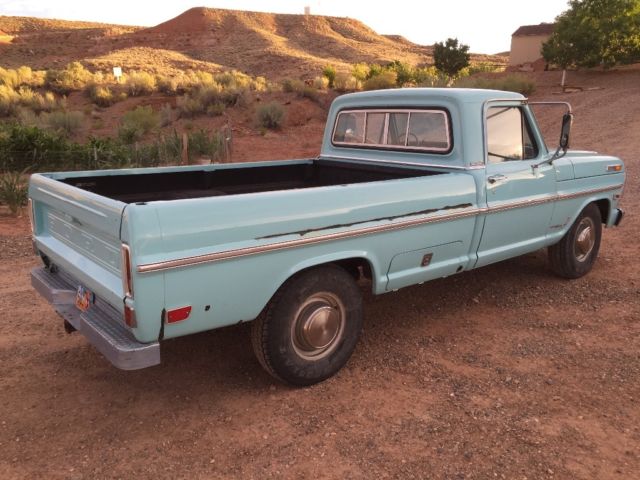 1969 Orange Ford F-250 Standard Cab Pickup