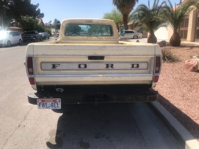 1969 Tan Ford F-250 Standard Cab Pickup