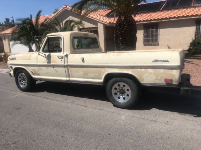 1969 Tan Ford F-250 Standard Cab Pickup