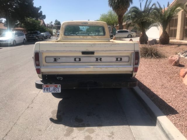 1969 Tan Ford F-250 Standard Cab Pickup