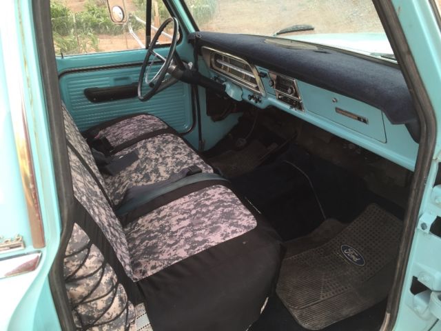 1969 Orange Ford F-250 Standard Cab Pickup