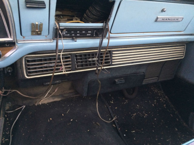 1969 Blue &- white Ford F-250 Standard Cab Pickup