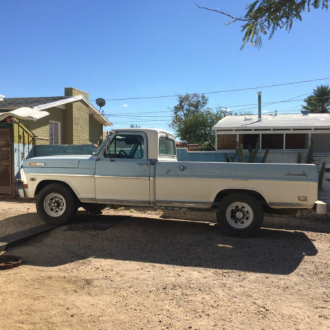 1969 Blue &- white Ford F-250 Standard Cab Pickup
