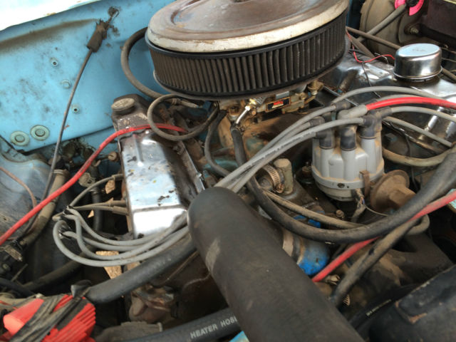 1969 Blue &- white Ford F-250 Standard Cab Pickup