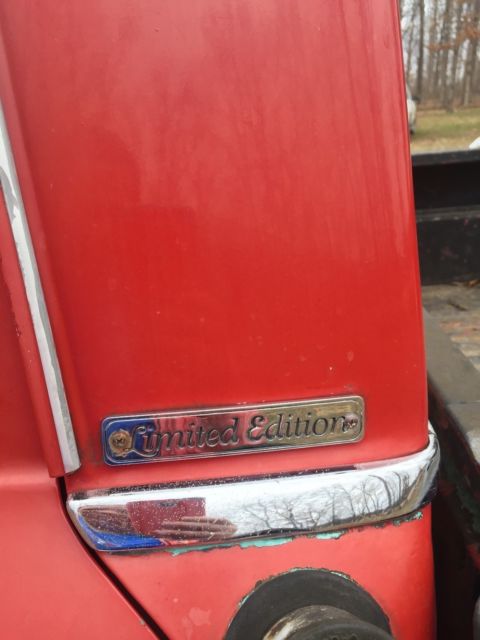 1969 Red Ford F-250 Standard Cab Pickup