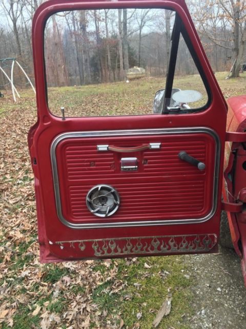1969 Red Ford F-250 Standard Cab Pickup